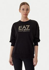 Bluza przez głowę EA7 Emporio Armani czarna 7W000416 AF12473 MC021  Relaxed Fit