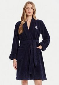 Szlafrok LAUREN RALPH LAUREN beżowy damski 