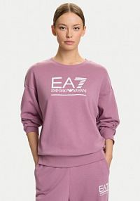 Bluza przez głowę EA7 Emporio Armani różowa 7W000416 AF12473 UA272  Relaxed Fit