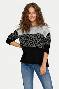 Sweter ONLY szary damski Jade 15294969  Regular Fit