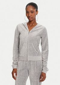 Bluza rozpinana Juicy Couture szara damska 