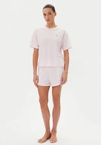 Piżama Tommy Hilfiger różowa damska 