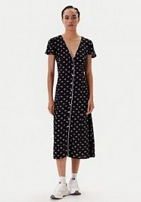 Sukienka codzienna Tommy Jeans czarna 