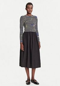 Sukienka codzienna Desigual czarna Raya Hibrida 25WWVW15  Regular Fit