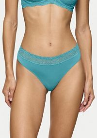 Stringi Triumph turkusowe 