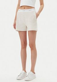 Szorty sportowe Calvin Klein Underwear beżowe 