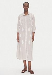 Sukienka letnia Selmark beżowa 