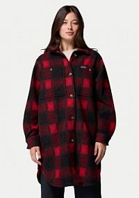 Kurtka przejściowa Columbia czerwona damska Płaszcz przejściowy