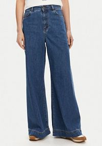 Jeansy Weekend Max Mara granatowe damskie 