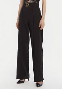 Spodnie eleganckie Rinascimento czarne damskie Materiałowe