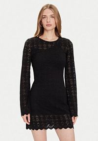 Sukienka dzianinowa Guess czarna 