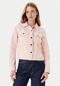 Kurtka jeansowe United Colors Of Benetton różowa damska Jeansowa