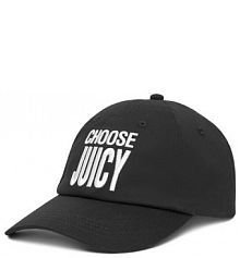 Czapka z daszkiem Juicy Couture czarna damska 