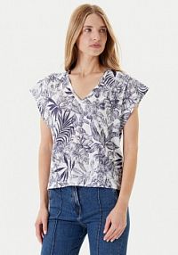 T-shirt United Colors Of Benetton niebieski damski 