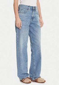 Jeansy Lee niebieskie damskie 