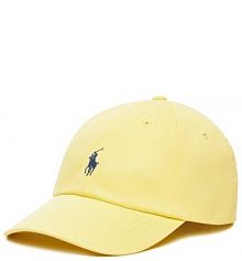 Czapka z daszkiem Polo Ralph Lauren żółta damska 