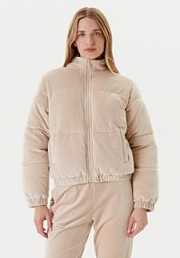 Kurtka puchowa Guess beżowa damska Zimowa