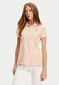 Koszulka polo U.S. Polo Assn. pomarańczowa damska U.S.  Assn.