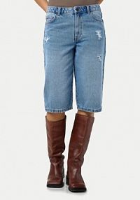 Szorty jeansowe Noisy May niebieskie 