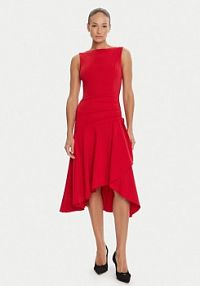 Sukienka koktajlowa Rinascimento czerwona 