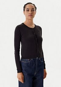 Kardigan Tommy Jeans czarny 