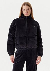 Kurtka puchowa Guess czarna damska Zimowa