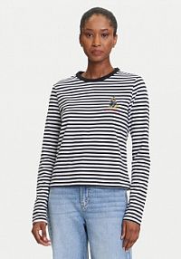 Bluzka KARL LAGERFELD czarna damska 