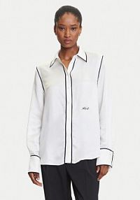 Koszula KARL LAGERFELD biała damska 