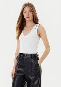 Top KARL LAGERFELD biały damski 