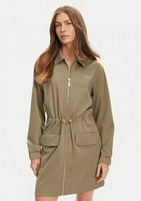 Sukienka codzienna Guess zielona 