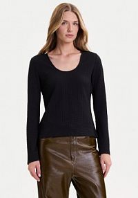 Bluzka Vero Moda czarna damska 