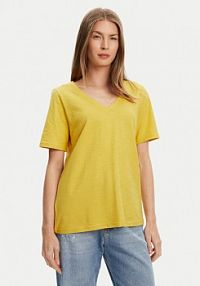 T-shirt United Colors Of Benetton żółty damski 