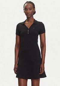 Sukienka codzienna Tommy Jeans czarna 
