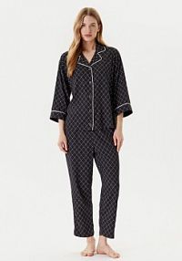 Piżama United Colors Of Benetton czarna damska 