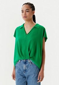 Bluzka Calvin Klein zielona damska 