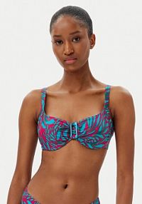 Strój kąpielowy Selmark turkusowy Góra od bikini