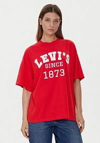 T-shirt Levis czerwony damski Levi's®  Graphic 000G4-0022  Relaxed Fit