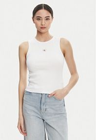 Top Calvin Klein Jeans biały damski 