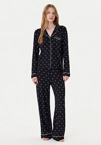 Piżama Guess czarna damska 