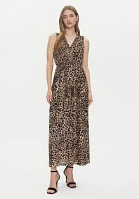 Sukienka koktajlowa ONLY brązowa Elema 15227247  Regular Fit