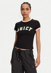 T-shirt Juicy Couture czarny damski 