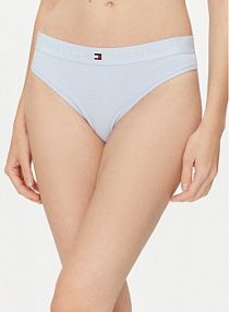 Stringi Tommy Hilfiger niebieskie jasne UW0UW04146 Błękitny
