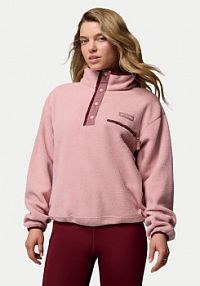 Bluza z polaru Columbia czerwona damska Polar