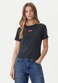 T-shirt Levis czarny damski Levi's®  Rickie 001Z9-0008  Slim Fit