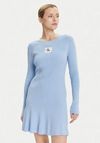 Sukienka codzienna Calvin Klein Jeans niebieska 