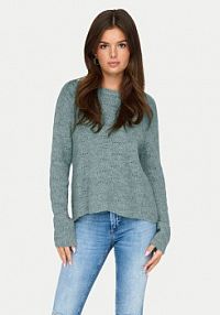 Sweter ONLY zielony damski 15234745  Regular Fit