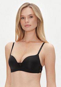Biustonosz Tommy Hilfiger czarny Push-up