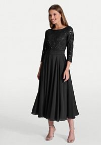 Sukienka koktajlowa Swing czarna 