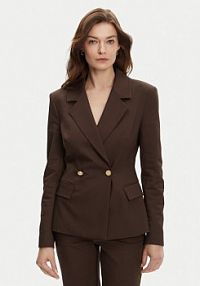 Żakiet Marciano Guess brązowy Marynarka