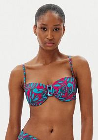 Strój kąpielowy Selmark turkusowy Góra od bikini